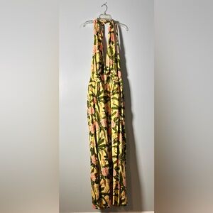 Aguabendita x Target Yellow Floral Halter Jumpsuit